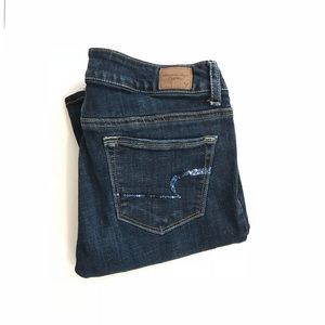 American Eagle skinny kick jeans